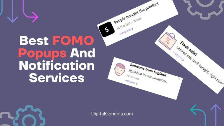 Best FOMO Popups And Notification Services