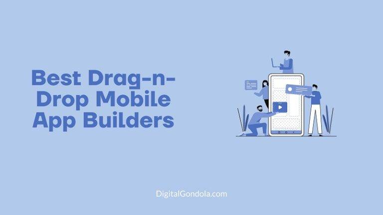 Best Drag And Drop Mobile App Builders
